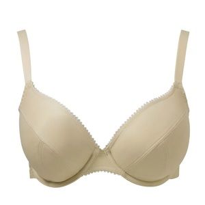 NWT Panache Superbra Nude Plunge Bra 32FF